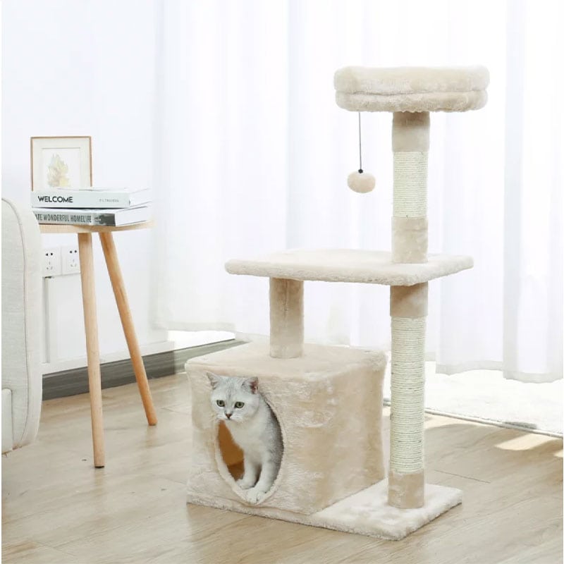 Small Cat Tree for Kittens with Scratching Posts Mashoops Cat